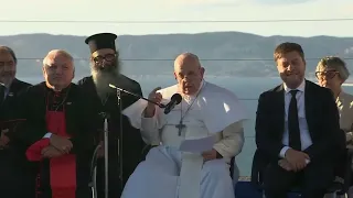 Discurso completo del Papa durante el recogimiento con líderes religiosos en Marsella