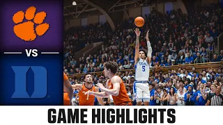 Clemson vs. Duke Game Highlights | 2023-24 ACC Men’s Basketball