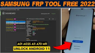 New Free FRP Samsung Tool | Samsung A02s Android 11 One Click Reset FRP | Samsung Qualcomm Tool 2022