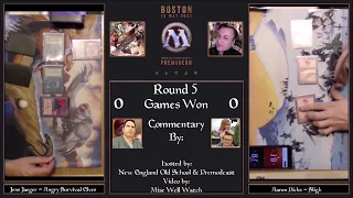 North American Premodern Championship - Round 5 Feature Match - Angry Survival Elves vs Sligh