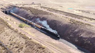 UP 4014 starring in "The Great Race Across the Southwest" - Day 1