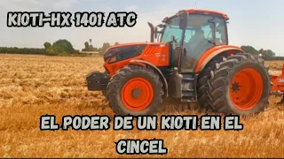 Tractor KIOTI-HX 1401 ATC /  GPS / Cincelando en el valle del yaqui.