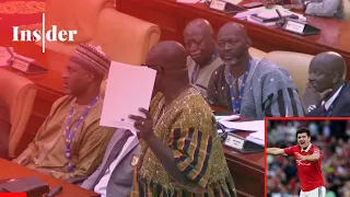 Harry Maguire roasted during the 2023 Budget debate in the Ghanaian parliament