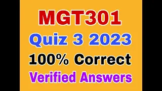 mgt301 quiz 4 2023/mgt301 quiz 4 2023