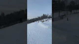 Мой первый Backflip на лыжах