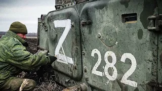 Что означает Z и V на российской военной технике в Украине