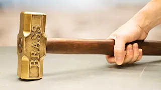 Casting a Solid Brass Sledge Hammer in a Backyard Foundry