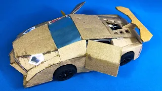 LAMBORGHINI AVENTADOR SVJ New Model from CARDBOARD Part 02