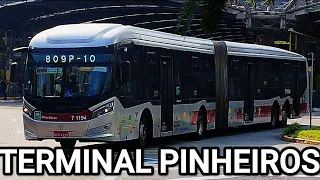 Movimentação de ônibus - Terminal Pinheiros