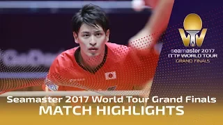 2017 World Tour Grand Finals Highlights: Timo Boll vs Yuya Oshima (R16)