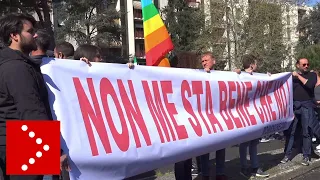 Torre Maura, presidio ANPI in risposta a manifestazione CasaPound