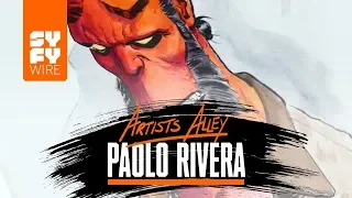 Paolo Rivera Sketches Hellboy (Artists Alley) | SYFY WIRE