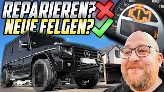 Wenn PROLLIG, dann RICHTIG! - Mercedes G55 AMG - NEUE RÄDER in Übergröße?!