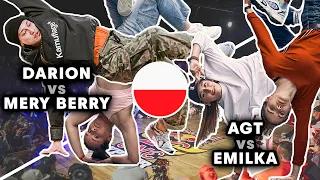 Darion vs. Mery Berry & A.G.T vs. Emilka | Red Bull BC One Cypher Poland 2021