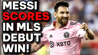 WATCH: Lionel Messi Scores In MLS Debut Win With Inter Miami CF