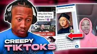 1 hour of Creepy and Scary TikToks That Might Wake You Up & Change Your Reality [REACTION!!!] Pt. 2