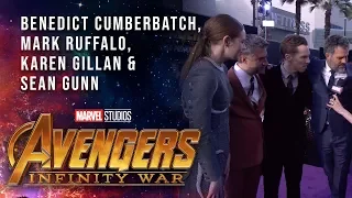 Ruffalo, Cumberbatch, Gillan and Gunn Live at the Avengers: Infinity War Premiere