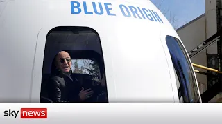 In full: Amazon and Blue Origin founder Jeff Bezos launches Blue Shepard to the edge of space