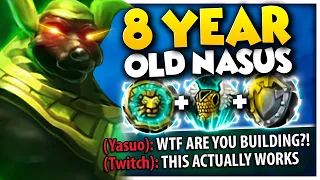 Nasus...but I follow a guide that hasn't been updated in 8 years (x2 PENTAS) 😨😨