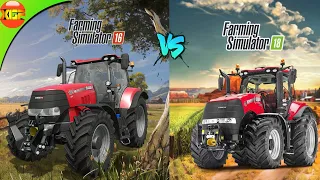 FS16 vs FS18! CaseIH Tractor Graphics Comparison!