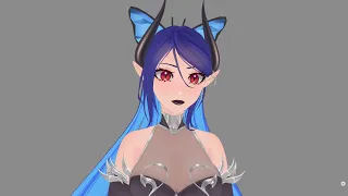 [3D model showcase] ルシファー (Lucifer) by ¿? Shimon [VTuber DemonBennyy]