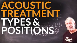 Acoustic Treatment - Types & Positions - www.AcousticFields.com