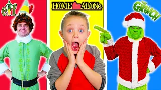 Christmas Movies Recreated by The Fun Squad! Home Alone, Elf, The Grinch