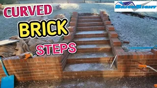 Brick steps-start to finish