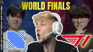 WHAT A F****** SERIES | Rekkles | T1 vs DRX Worlds Finals Liveview