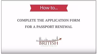 Passport Renewal: How to Complete the Application Form