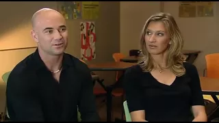 Andre Agassi and Steffi Graf on INSIDE SPORT (BBC) - PART 1 of 3