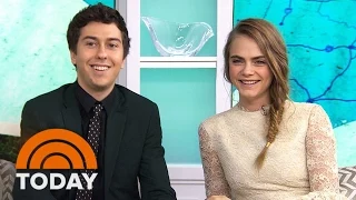 Cara Delevingne, Nat Wolff Share Goofy Antics On ‘Paper Towns’ Set | TODAY