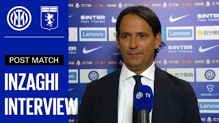 INTER 4-0 GENOA | SIMONE INZAGHI EXCLUSIVE INTERVIEW [SUB ENG] 🎙️⚫🔵