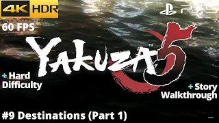 Yakuza 5 Remastered (PS5) - #9 Destinations (Part 1) HARD WALKTHROUGH No Commentary