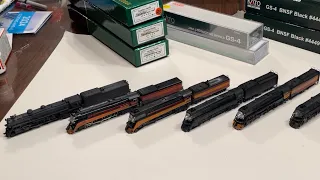 Otaku bench: N scale Southern Pacific 4-8-4  GS class model comparison