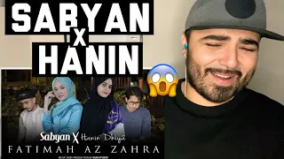 Reacting to SABYAN X HANIN DHIYA - FATIMAH AZ ZAHRA