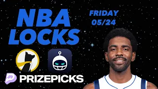 PRIZEPICKS NBA FRIDAY 5/24/24 (INSANE RUN) FREE PICKS BEST PLAYER PROPS - PARLAY PROP BETS