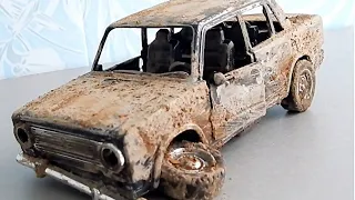 USSA VAZ 2101 Restoration Abandoned Model Car