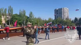 Mariupol 9 of may...celebrating the day of Victory front of fascism for 2nd time #mariupol #ukraine