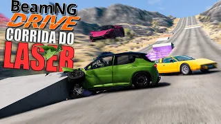 Corrida descendo o Morro dos Lasers no BeamNG Drive com Mods