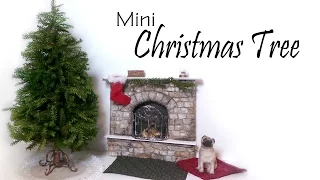 Miniature Christmas Tree Tutorial (+Stand & Skirt) - Dolls/Dollhouse