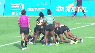 Women's RUGBY 🏉 Odisha vs Bihar, 37th National Games 2023, Goa | DD Sports