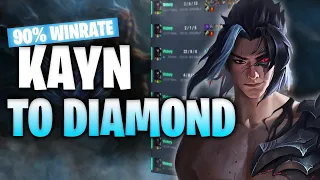 90%WR TO DIAMOND!? | SEASON 14 Kayn Guide