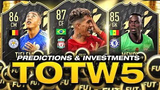 TOTW 5 Predictions & INVESTMENTS | FIFA 22 Team of The Week Trading