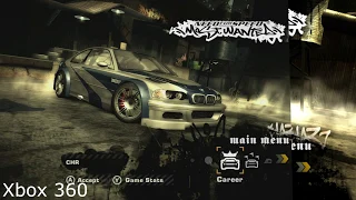 Need For Speed Most Wanted 2005 Xbox 360 vs PC comparison