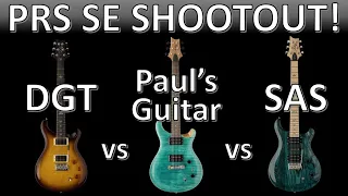 PRS SE Shootout - DGT vs Paul's Guitar vs SAS
