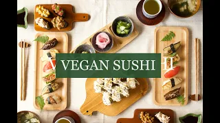 Simple Vegan Sushi date ideas at home(ヴィーガン寿司）