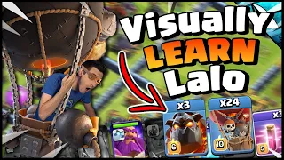 Visually LEARN Lalo in Clash of Clans! Easy How To Guide!