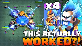 Mass Electrofire Wizards CRUSH Top Players! | Clash of Clans Builder Base 2.0