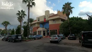 Сколько идти до Пляжа с второго корпуса Valeri Beach Hotel, Kemer/Валери Бич, расстояние до моря